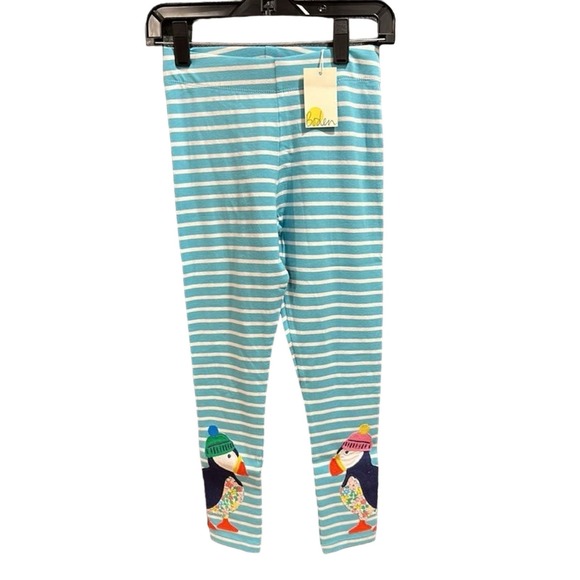 Mini Boden Other - NEW Mini Boden Appliqué Puffin Leggings, Sz 7-8Y (128cm) (7A)